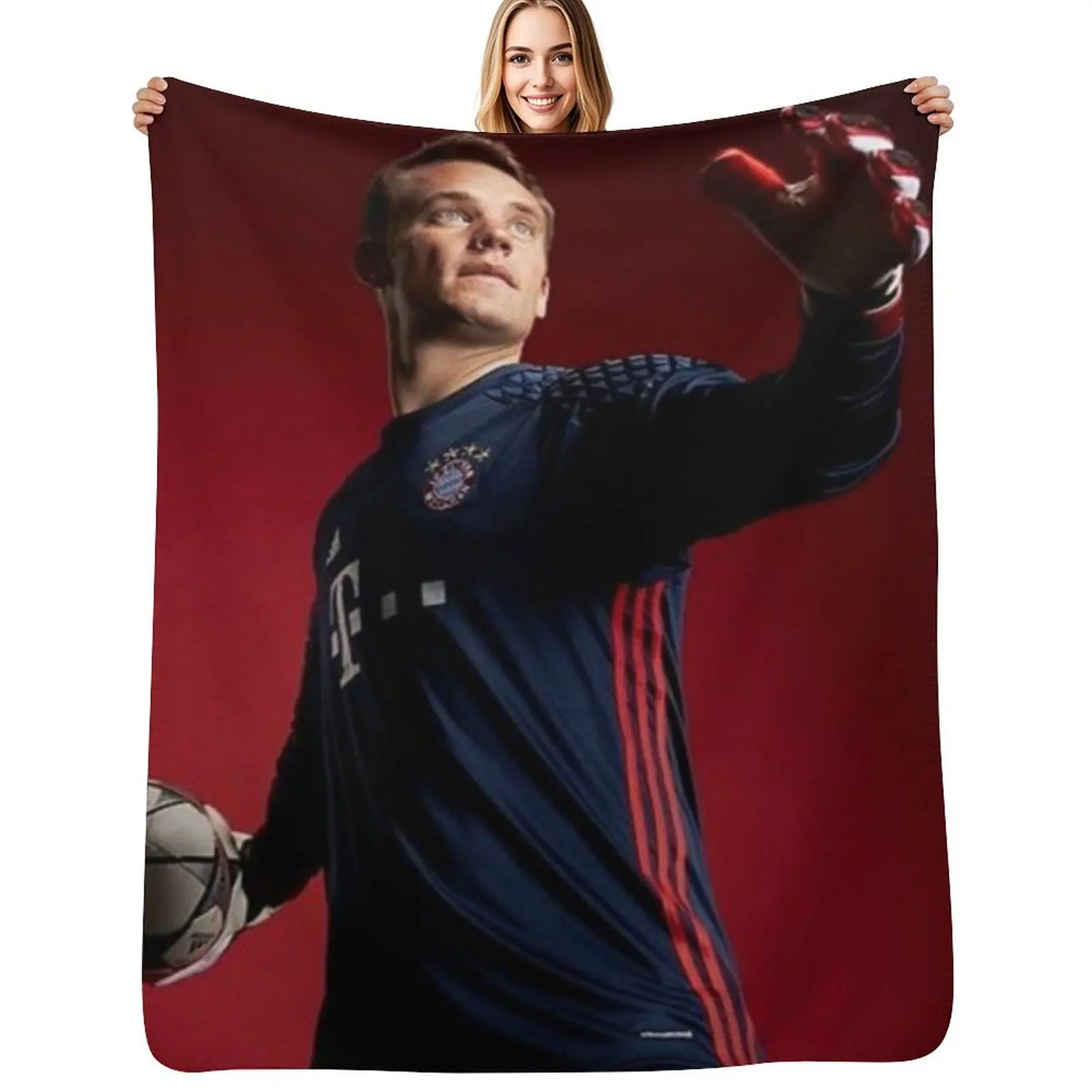 

Manuel Neuer Throw Blanket Soft Big Cute Plaid Sleeping Bag Softest Blankets
