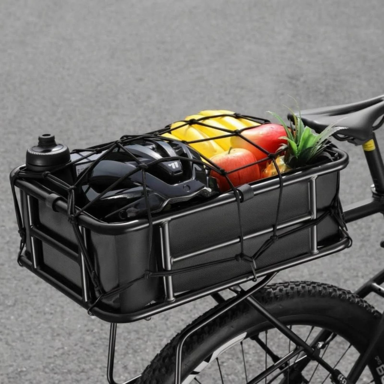 

Metal Bike Basket Open Top Rectangular Bike Basket Cycle Gear Inner Bag