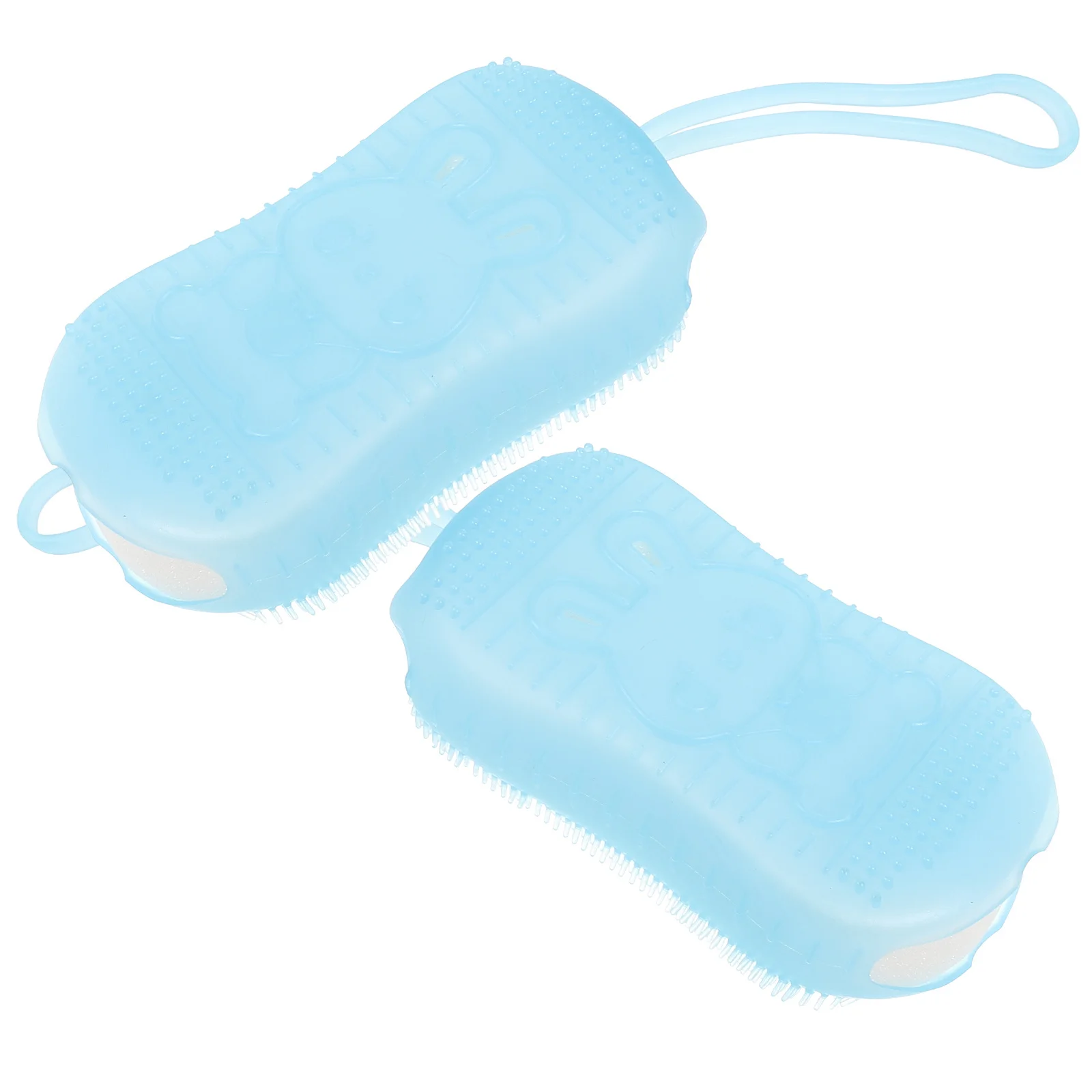 2 قطعة فرشاة تنظيف الوجه حمام سيليكون لينة التقشير فرك العميق المسام التطهير الجلد مدلك الجسم الوجه حمام الغسيل