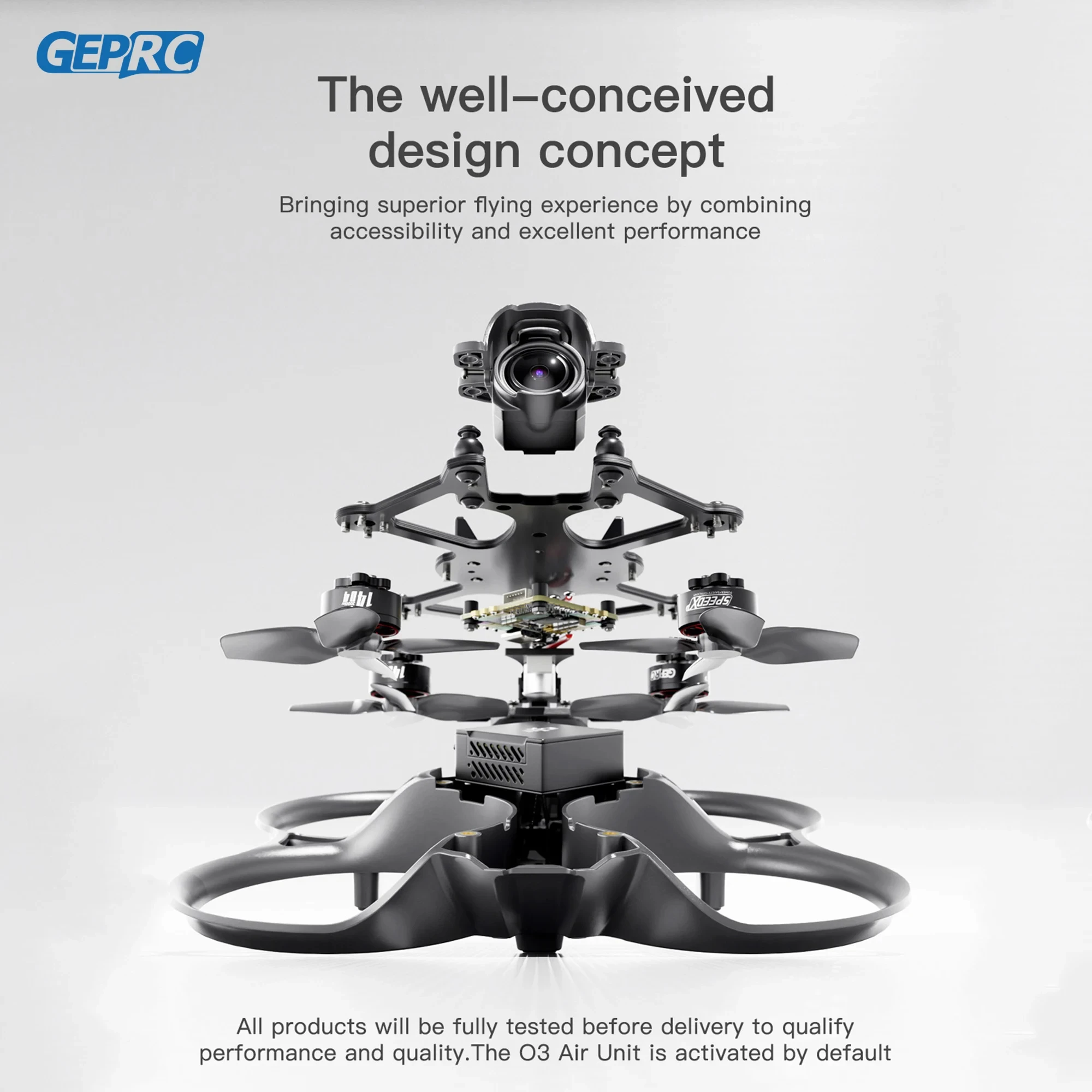 New GEPRC Cinebot25 S WTFPV/HD O3DJI/HD WASP Quadcopter With SPEEDX2 1505 4300KV Motor FPV Remote Control Drone