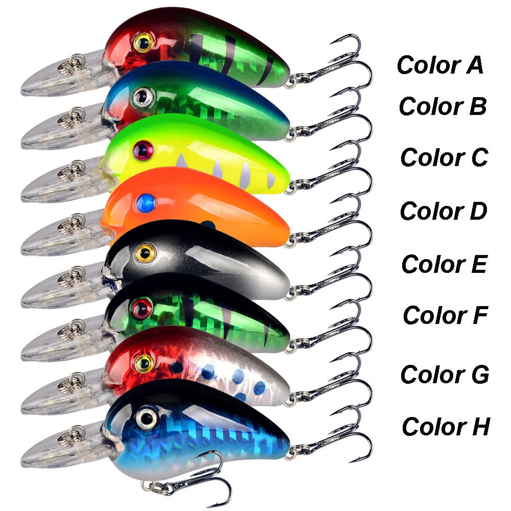 WESTBASS 1PX Micro Crankbaits 6cm-5.5g Noisy Fishing Lures Floating Hard Baits Wobblers Topwater Swimbait leurre cebo Isca Pesca