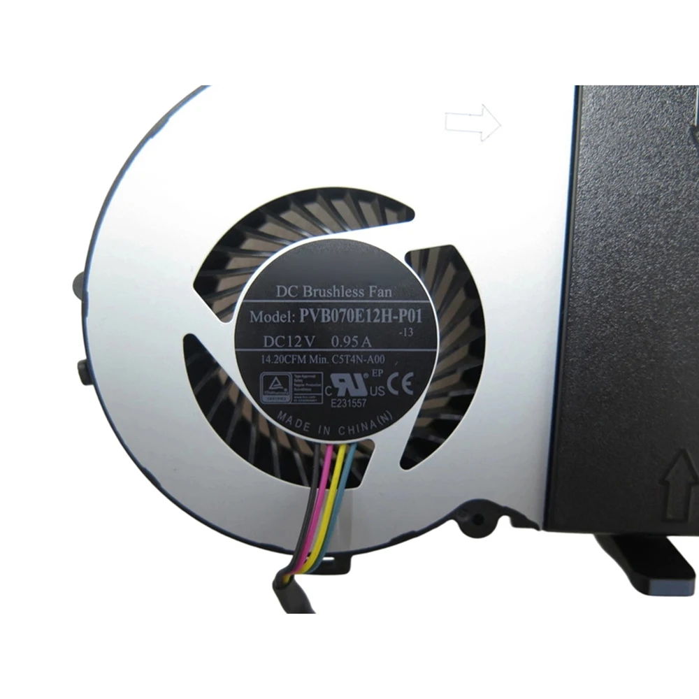 For DELL For Optiplex 3080 5080 7080 PVB070E12H-P01 PVB070E12H-P01-13 08V5K1 8V5K1 0C5T4N C5T4N-A00 DC12V 0.95A MFF CPU Fan