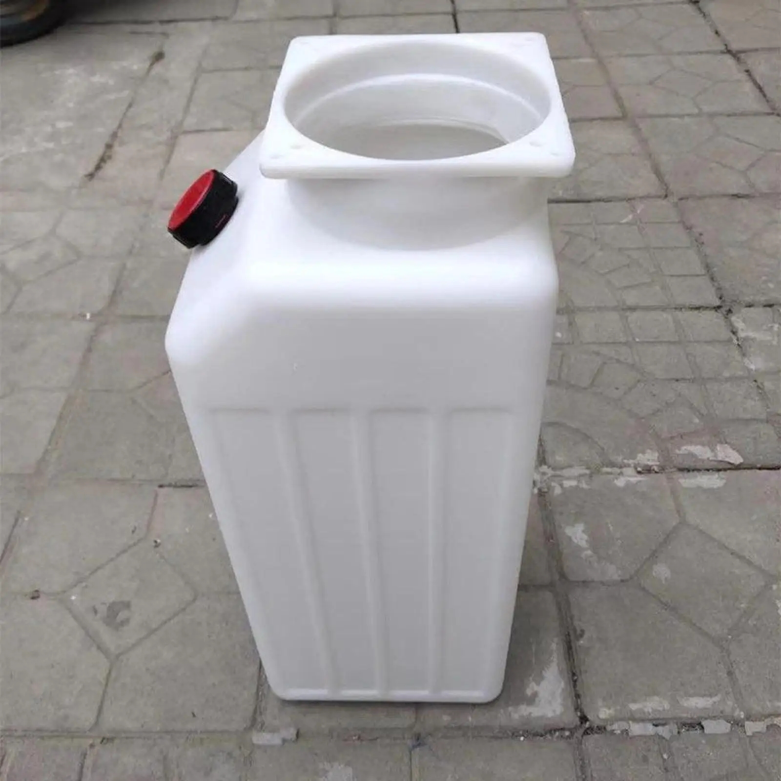 Car Lift Oil Barrel Lift Storage Oil Pot Drum Lift Hydraulic Storage Oil Pot Oil Reservoir Tank with Leakage Port Oil Container