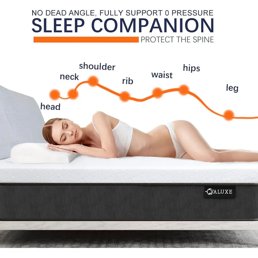 Colchón de espuma viscoelástica de Gel de 3 pulgadas, almohadilla refrescante de alta densidad tamaño Queen, almohadilla de cama con alivio de presión (con extraíble y lavable)