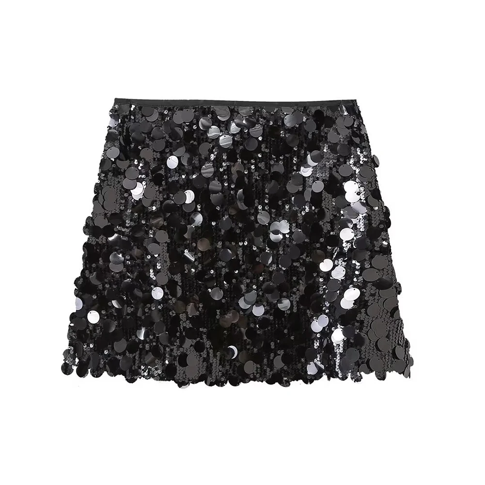 Daily Wear Party Attire Black Short Skirt Mini Skirt Brand New Condition Casual Style Microelasticity Mini Skirt