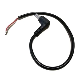 90 Degree DC 5.5*2.5mm Male Adapter Power Extension Connector 12V Black