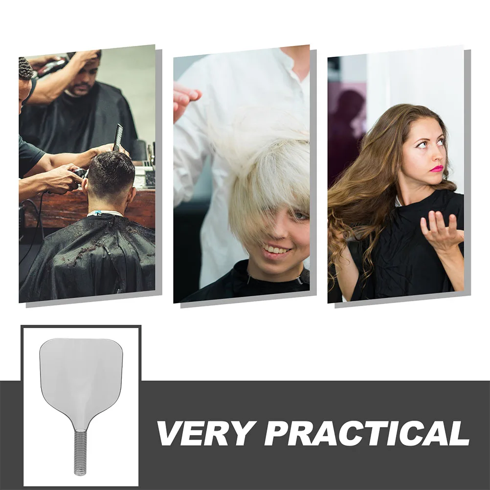 

2pcs Hair Dye Mask Reusable Black PET Haircut Facemasks Tool Salon Barber Protective Cover