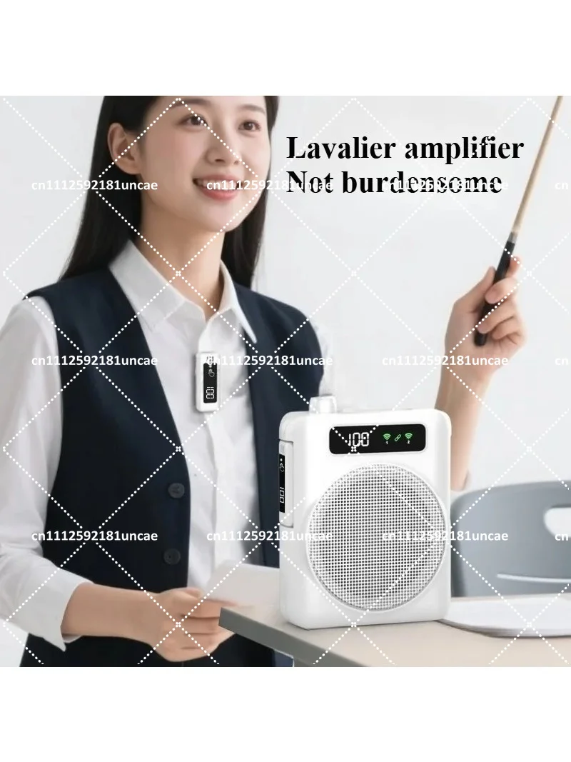 Wireless Lavalier Microphone R12 for Teacher Guide Training Outdoor Shopping Mall