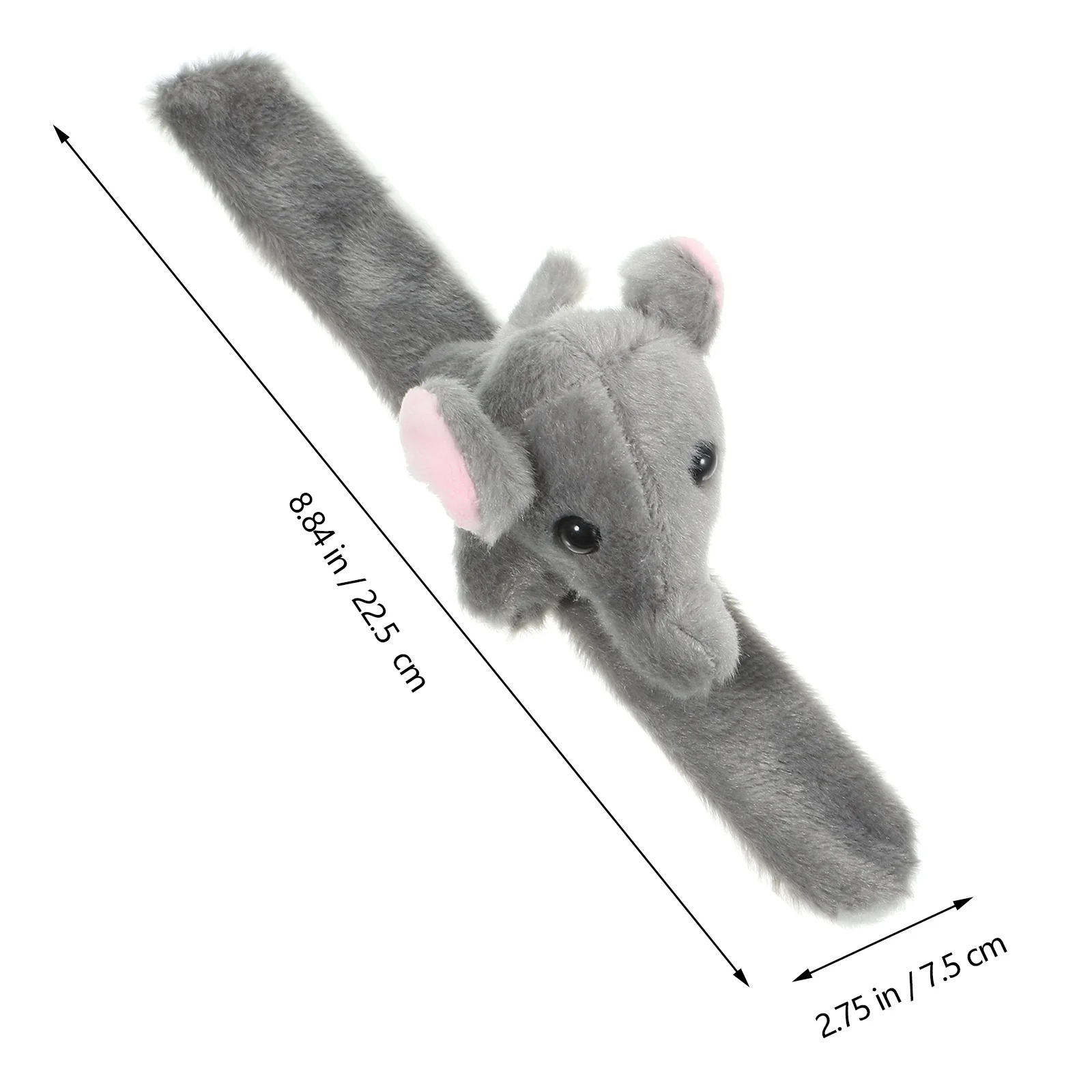 

2pcs Slap Bracelet Simulation Animal Handbands Soft Kids Party Favor Birthday Jungle Theme Decorations For Pretend Play