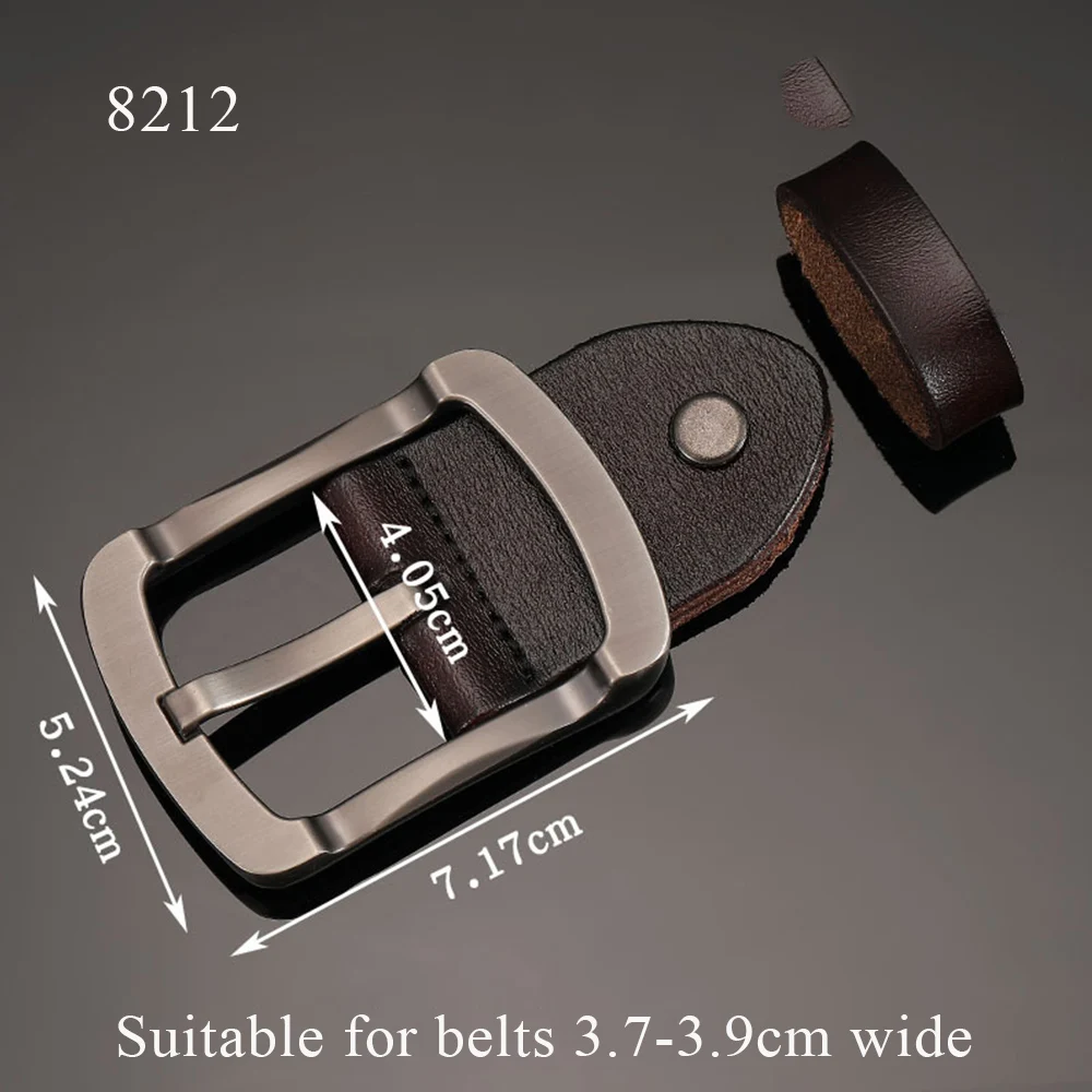 1Pc Men's Alloy Belt Head Multiple Styles Fashion Waistband Buckles DIY Replacement Pin Buckle Belts Leather Craft Accessories