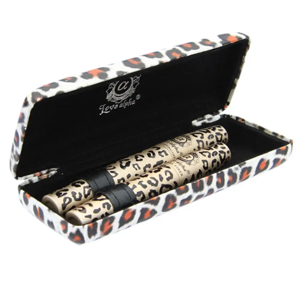 1 Set Natural Waterproof 3D Fiber Lashes Wild Leopard Mascara Love Like Alpha Transplanting Gel Make Up Cosmetics