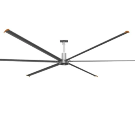 

For Industrial Giant HVLS Fan 10ft-24ft Range AC Ceiling Mounted Fan For Warehouses Manufacturing Plants 380V Electric Power Sou