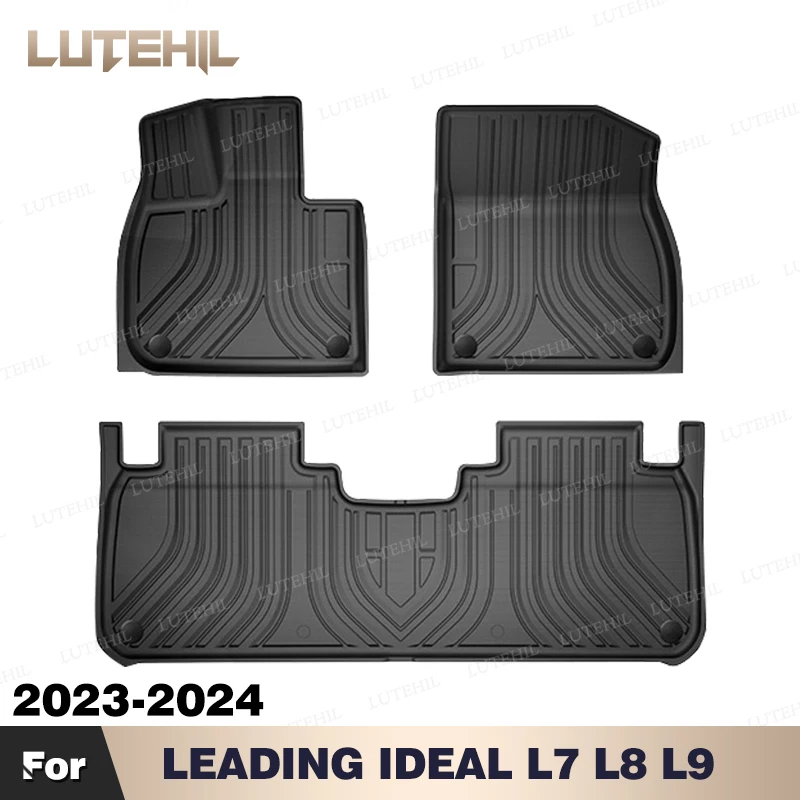

Custom TPE Car Floor Mat For LEADING IDEAL L7 L8 L9 2023-2024 Full Set Waterproof Carpet Cover Interior Protector Accessories Ve