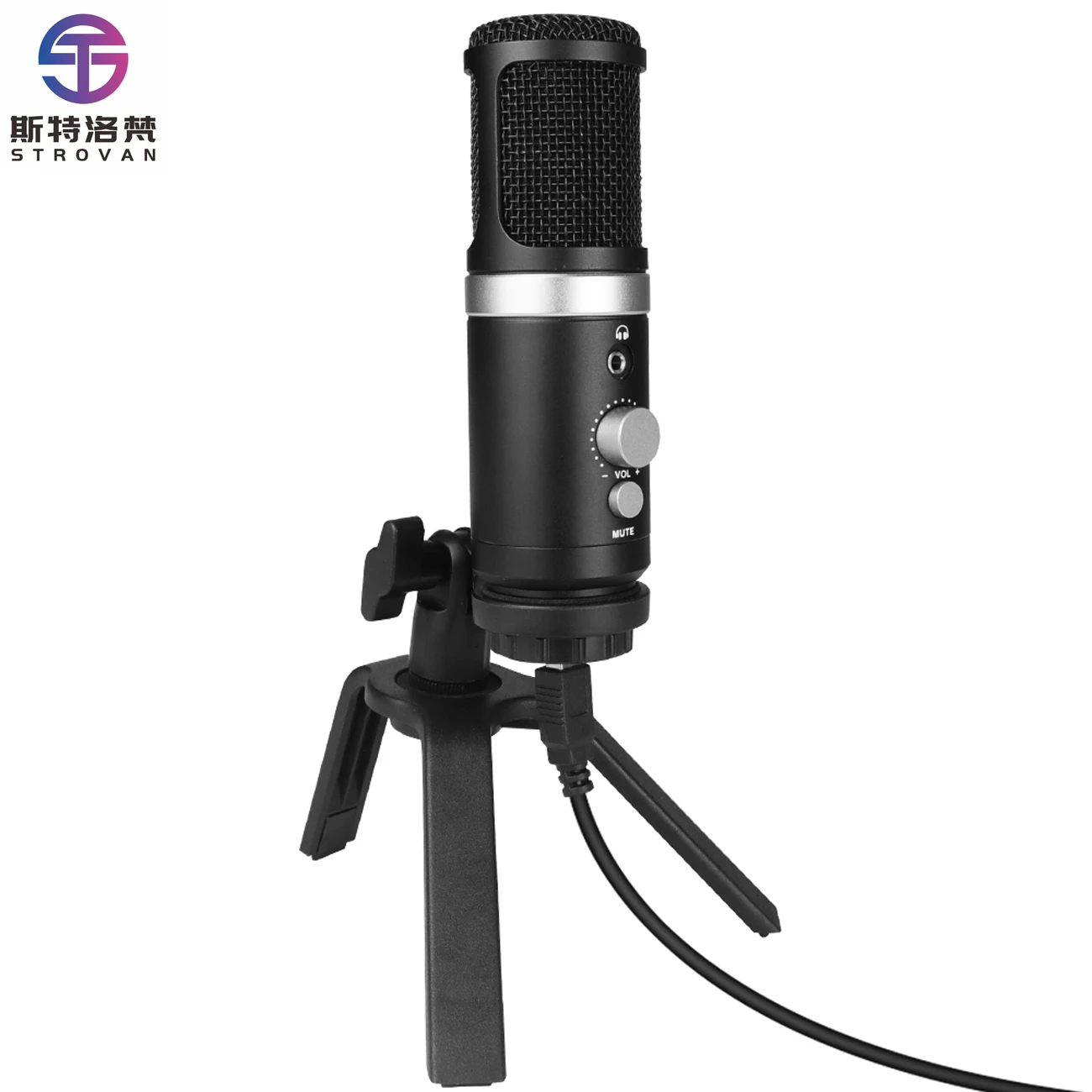 

A13 Professional Cardioid Recording Studio Condenser Desktop Microphone for Desktop Computer Live Broadcast