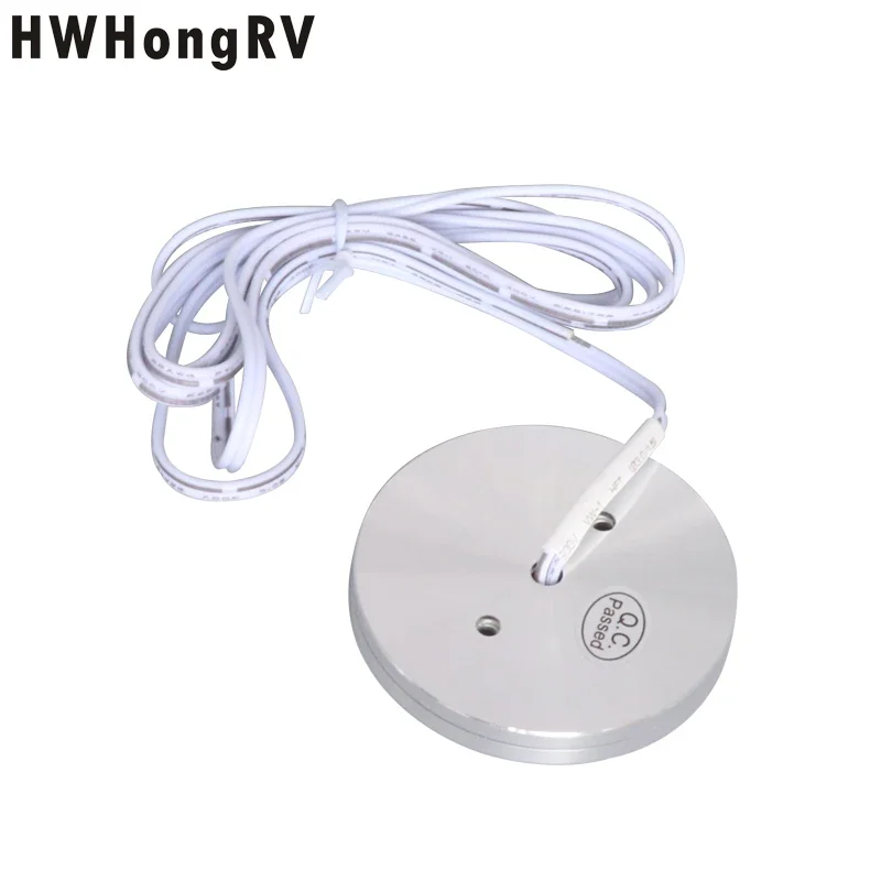 HWHongRV merk Rv plafondlamp camperdak eenvoudig rond led-licht en leeslamp voor campvervan