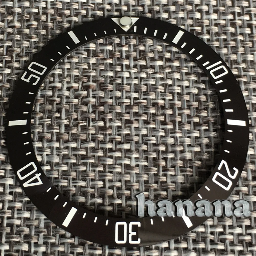 

40mm Ceramic Aluminum Watch Bezel Insert Sloping Watch Ring Diver Accessories for Submarine GMT Sea Dweller Type 43mm Watches