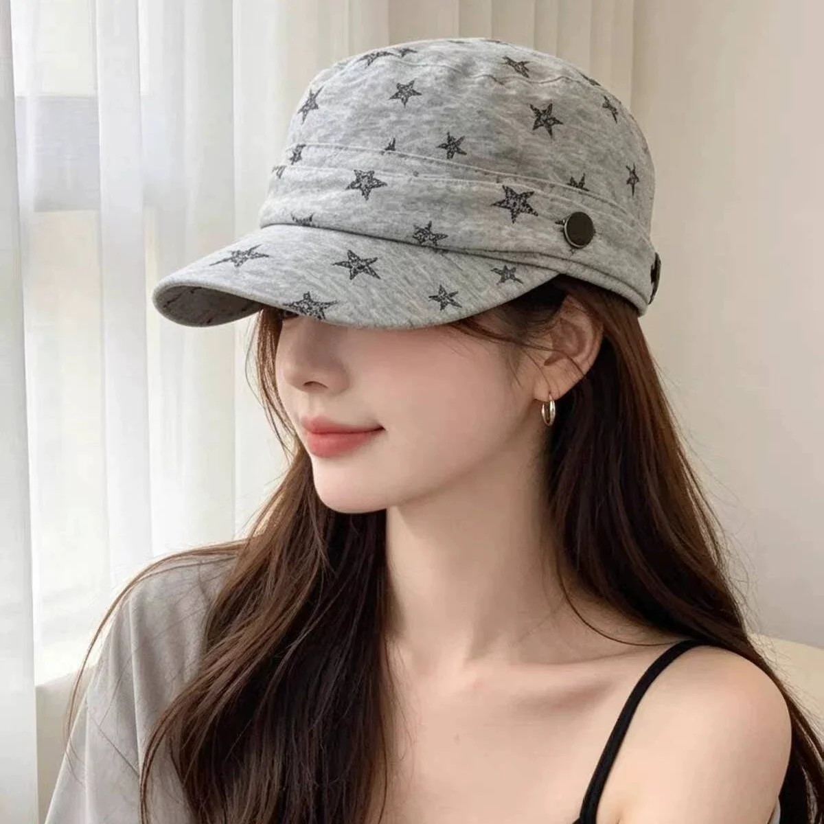 2026 Versatile Women's Niche Designer Leather Premium-Feel Flat-Top Newsboy Cap—Fall Street Style Unique Baseball Cap