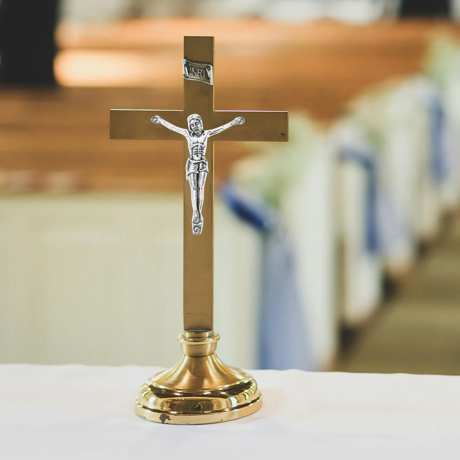 

Набор из 4 крестиков-подвесок из сплава, цельное серебро, для изготовления религиозных украшений, католический декор, для мужчин, праздничный декор