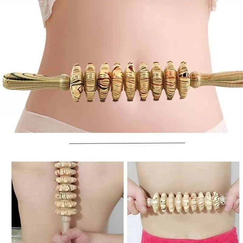 Bâton de Énergie Musculaire en Bois, Rouleau, Outil Corporel Gua Sha, Nouvelle Collection AMB01