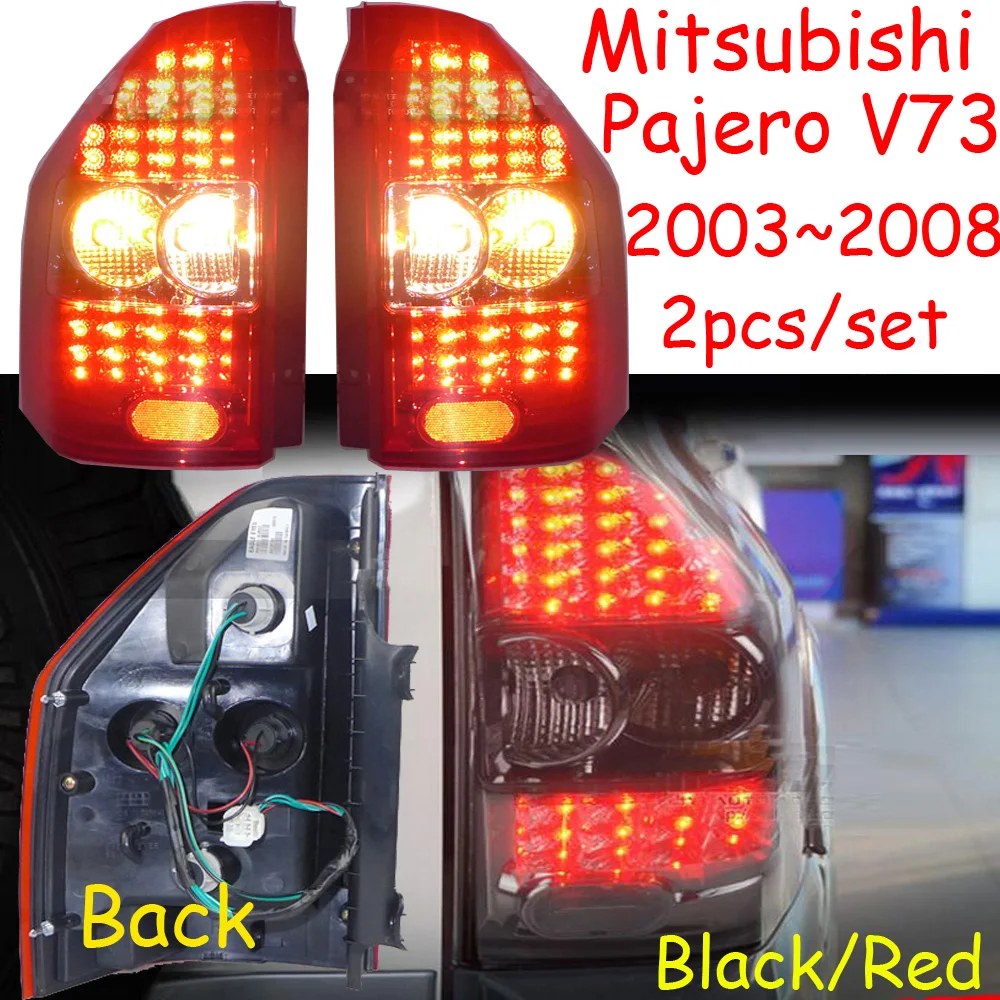 car bumper tail light for Mitsubishi pajero V73 taillight 2000~2009y montero LED car accessories Taillamp for rear light fog