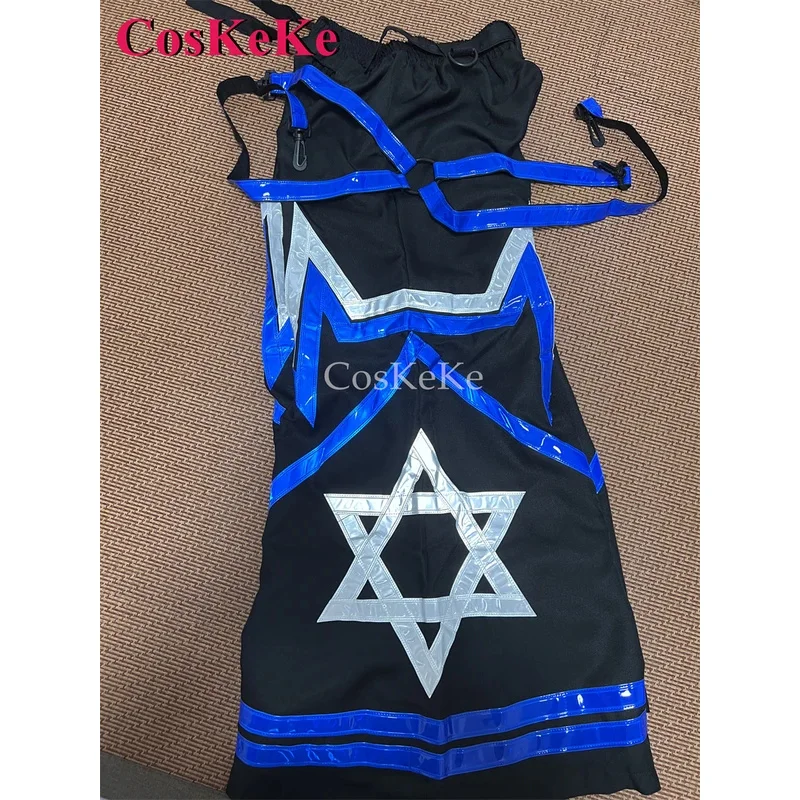 CosKeKe Hexagram شبح الرقص السراويل ملبورن شفل فات السراويل جرس قيعان مشرق تأثير عاكس بنطلون للجنسين جديد