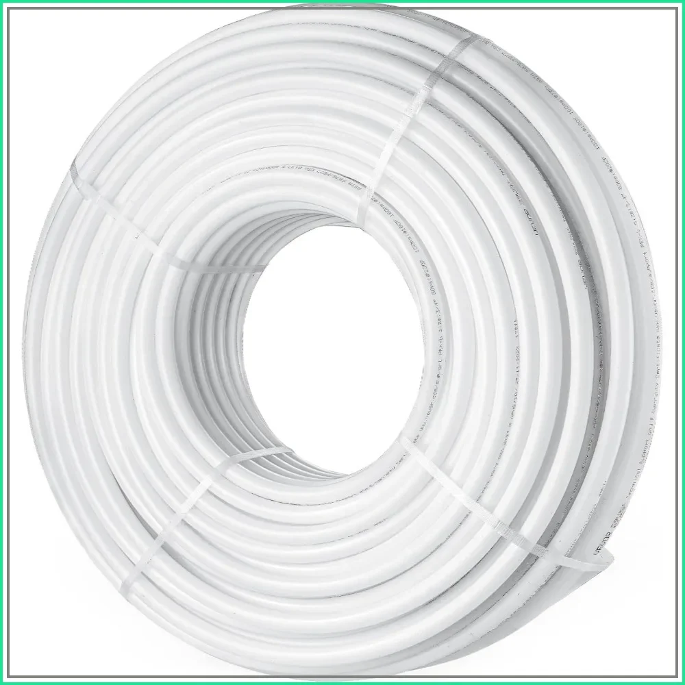 PEX Pipe 3/4 Inch 500FT Non-Oxygen Barrier Flexible Tubing for Potable Water Hot/Cold with Free Cutter & Clamps