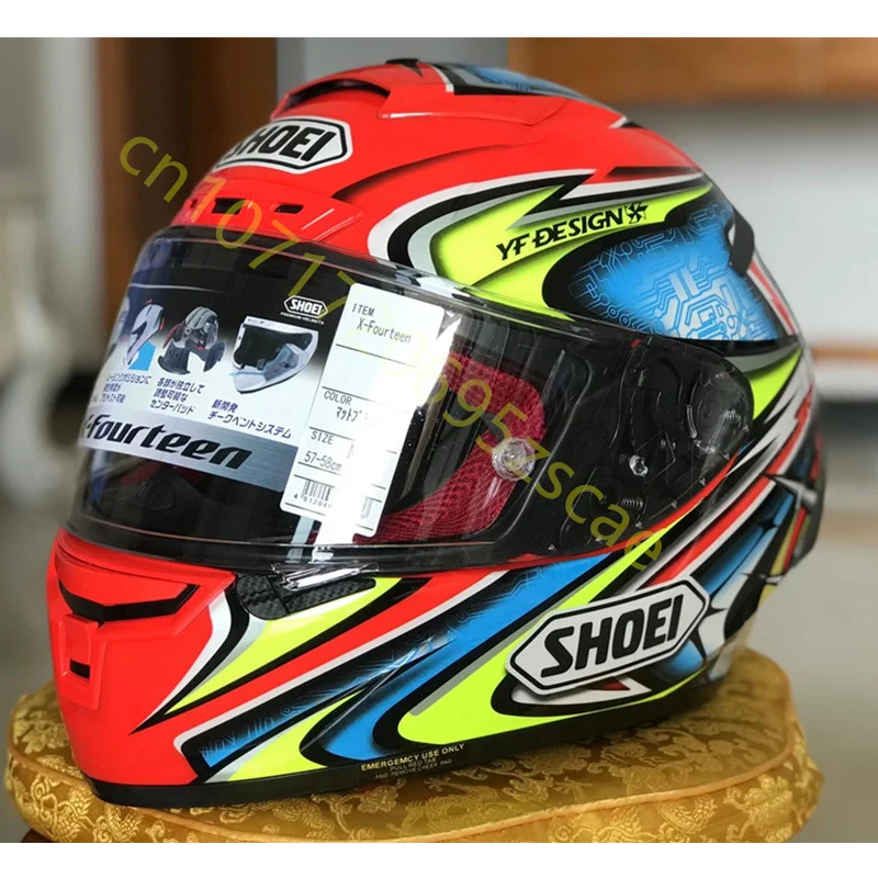 Motorcycle Full Face Helmet SHOEI X14 X-Spirit III Red Kato DAIJIRO TC-1 X-Fourteen Sports Bike Racing Helmet Motorcycle Helmet