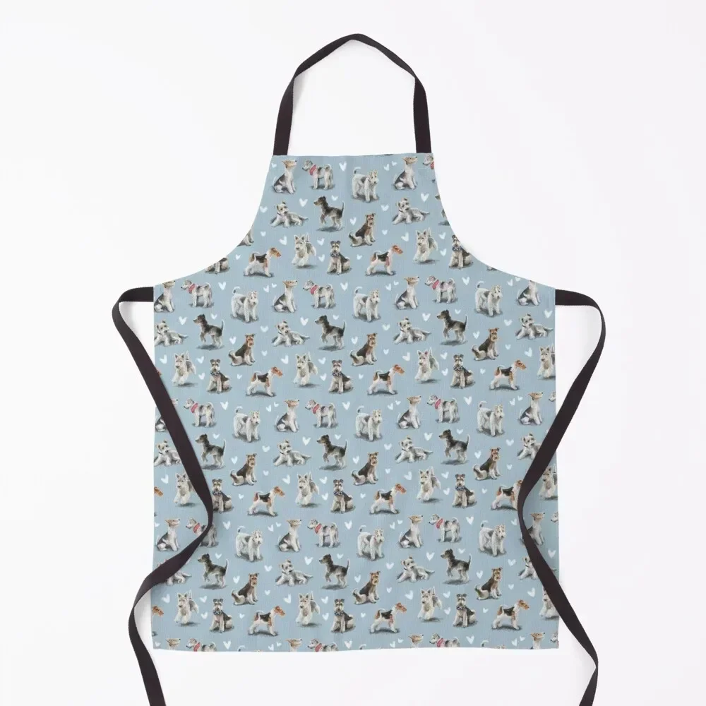 

The Fox Terrier Apron Teacher All For Kitchen And Home kitchen woman Apron