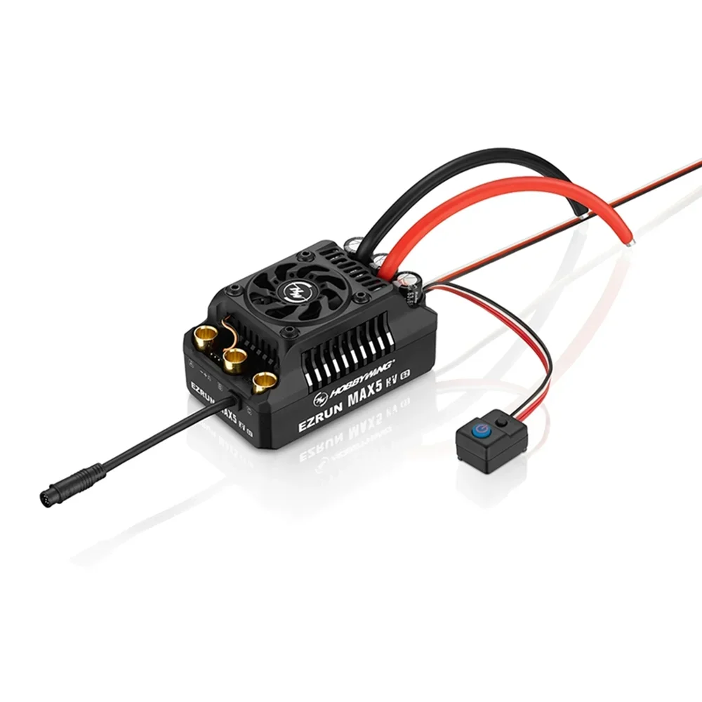 Hobbywing EZRUN MAX5 HV G2 250A 6-12S Sensored Brushless ESC w/ 56118SD 650KV/ 800KV/ 1100KV Brushless Motor For 1/5 Truck/ Car