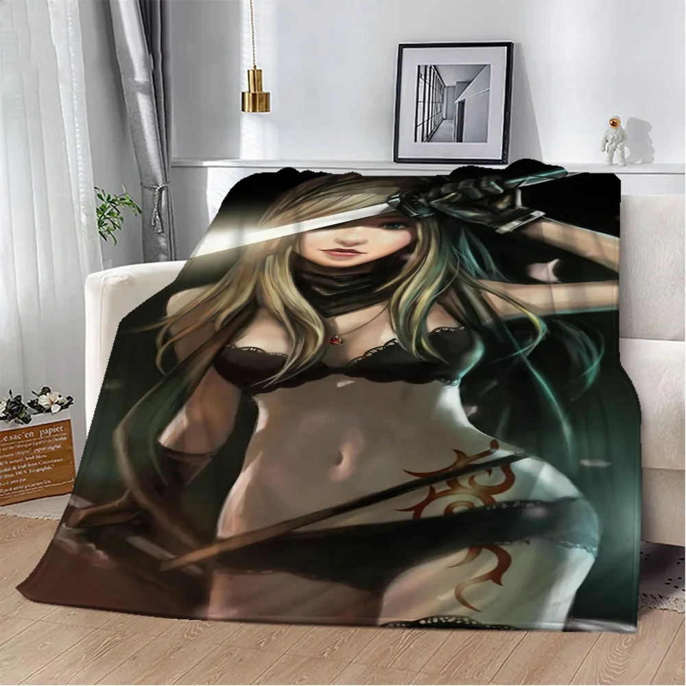 Stellar Blade Fluffy Soft Blankets and Throws Hood Blanket King Size Home Interior Beach Towel Luxury Bedding Bed Throw Knee Nap