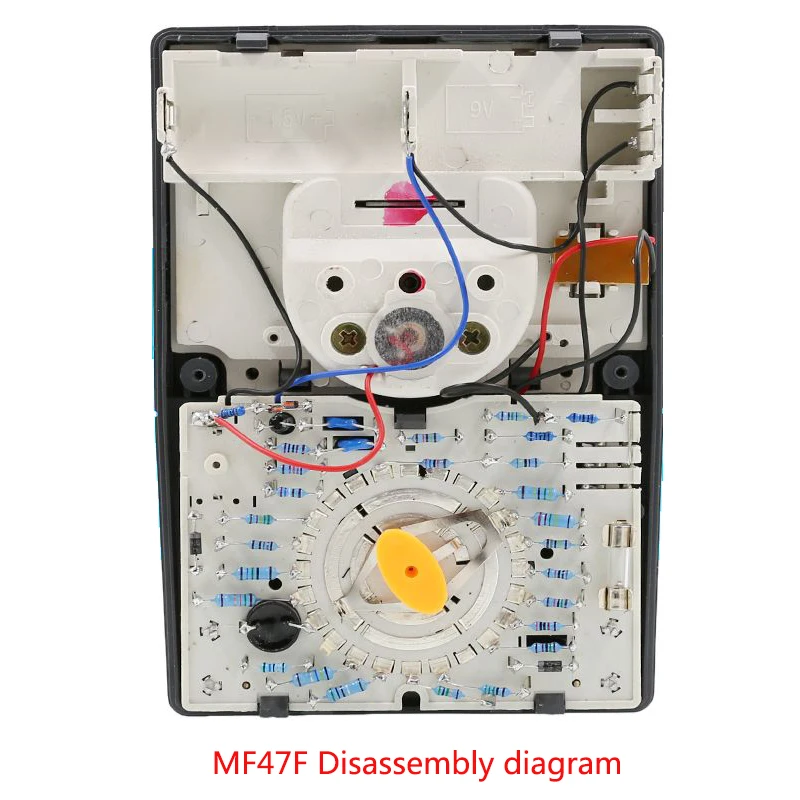 Original MF47C/MF47F/MF47T Voltage Current Tester Resistance Analog Display Pointer Multimeter DC/AC Inductance Meter