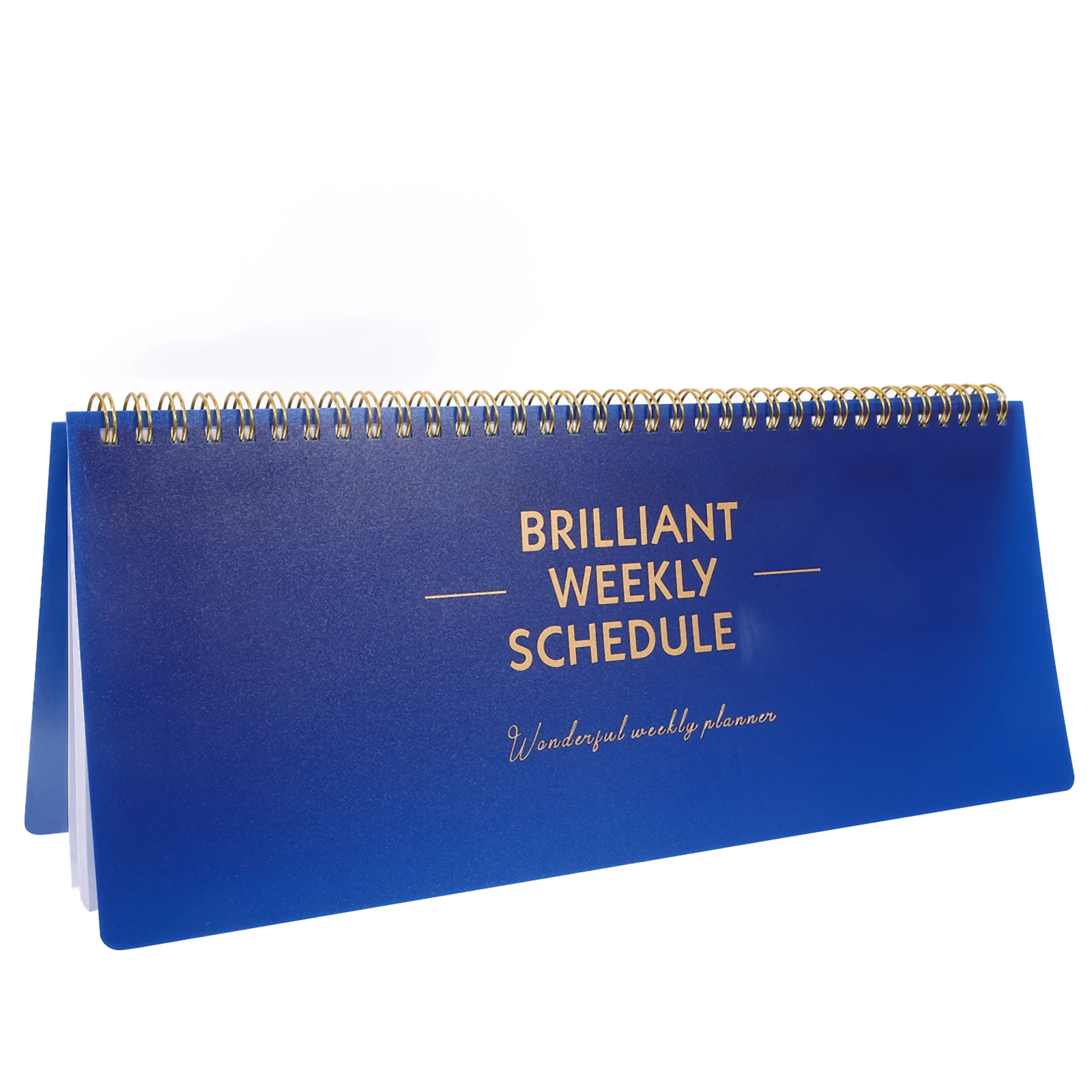 

Undated Weekly Planner Notebook Horizontal Layout Premium Writing Paper No Ink Bleed Work Schedule Planner Appointment Book