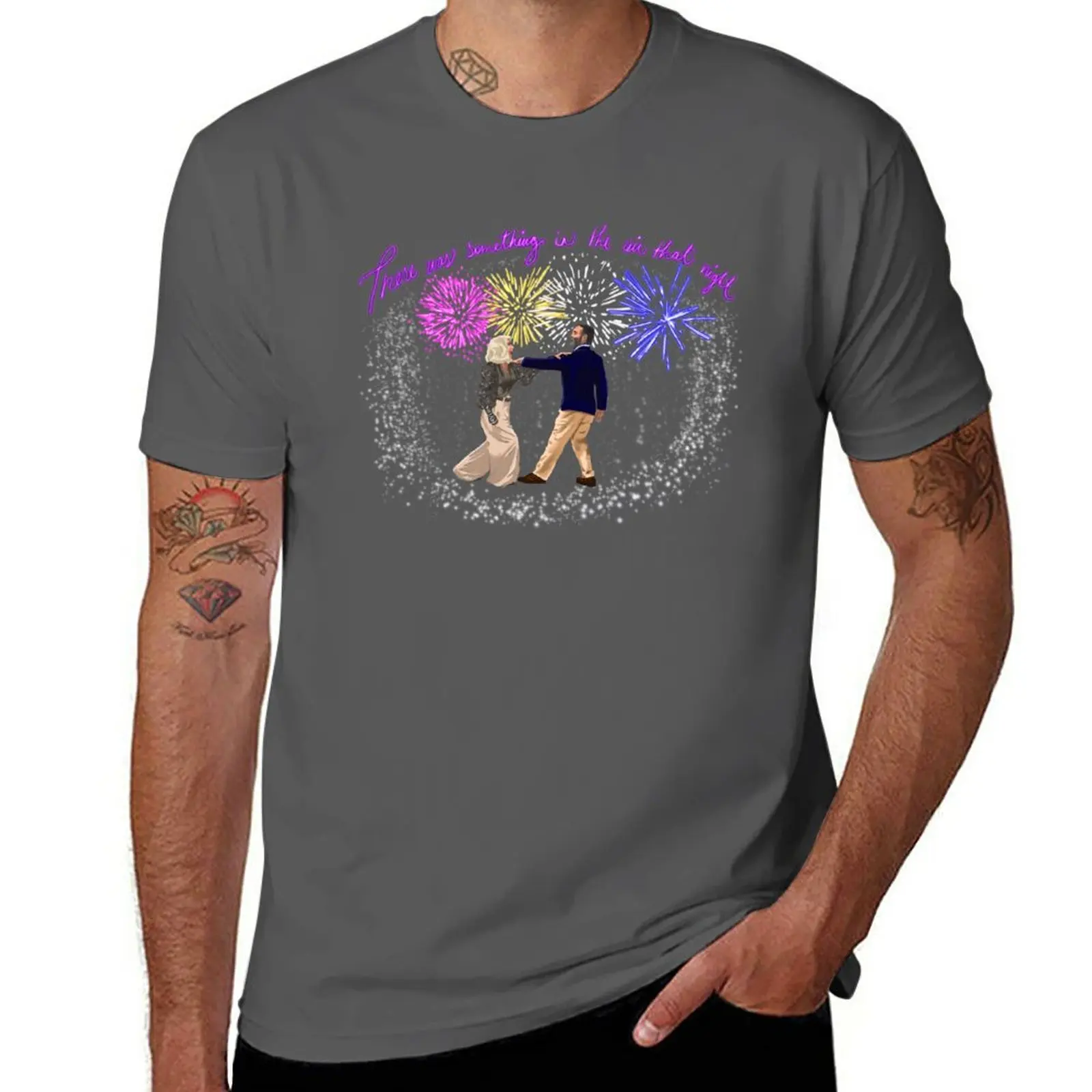 

New There was something in the air that night T-Shirt graphic t shirt Blouse new edition t shirt mens vintage t shirts