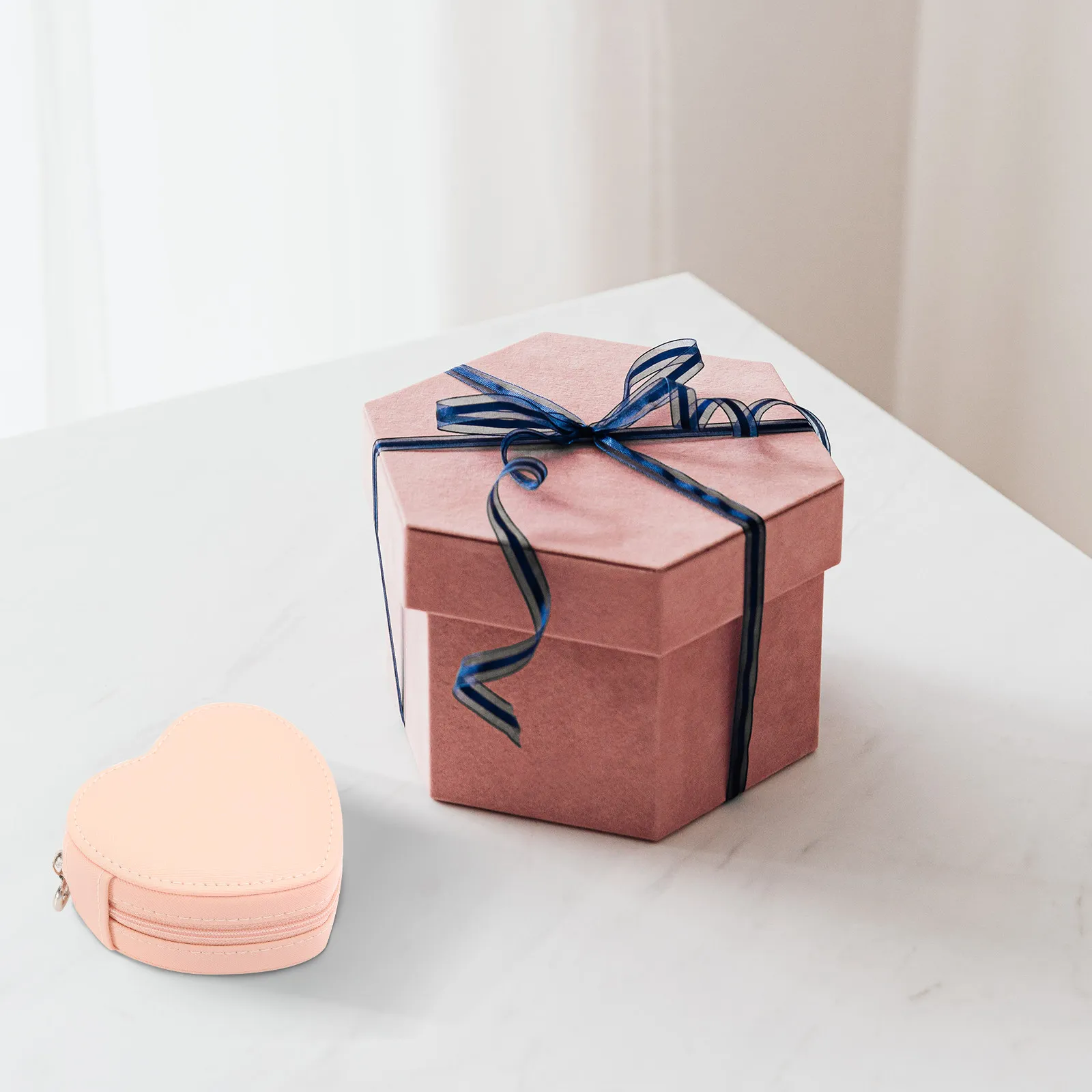 

Elegant Jewelry Box for Earrings Rings Necklaces Fine Craft Storage Case Portable Gift for Women Girls Jewelry Organizer Display