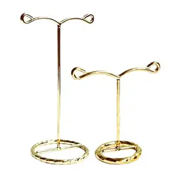 Earring Necklace Jewelry Display Show Rack Metal Stand Holder Organizer