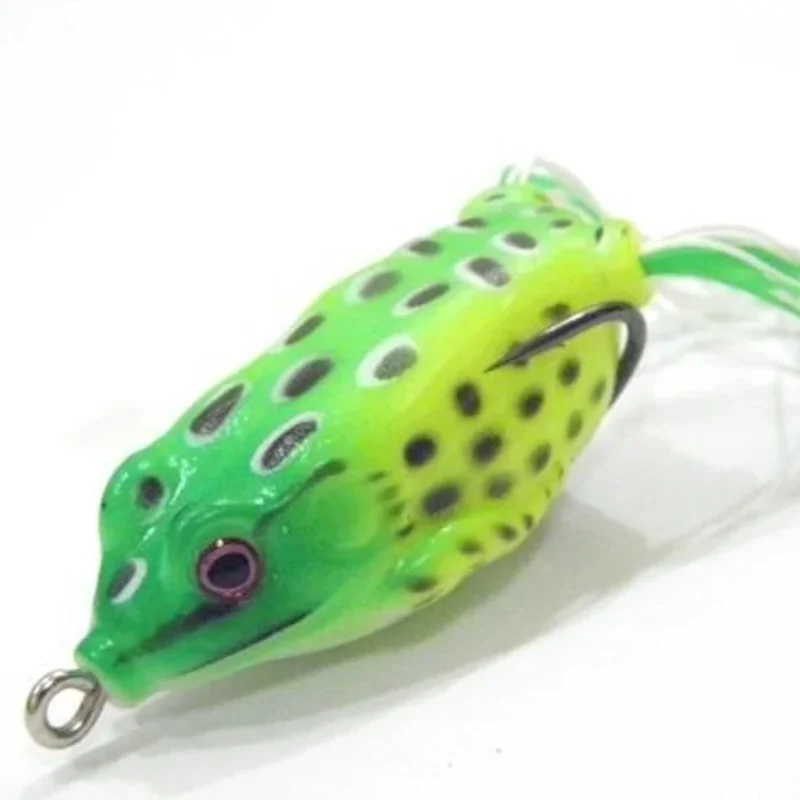 5Pc Simulated Toad Frog Soft Fish Bait Comes With Tassels To Mimic Live Animals And Attract Fishing Prey Outdoor Go Angling Tool image 4