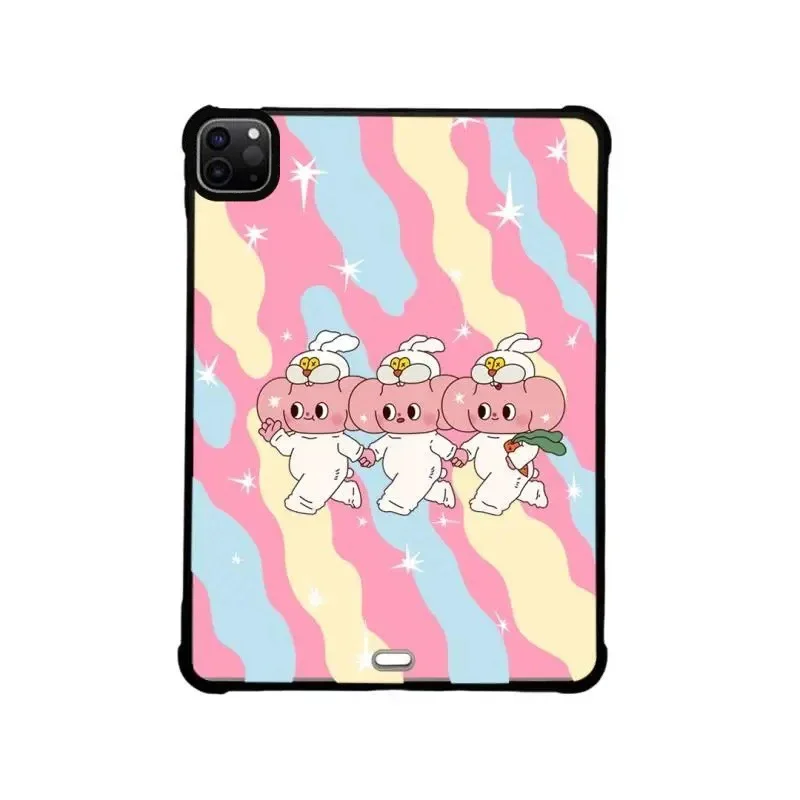 เคส iPad ป้องกันอะคริลิคสีรุ้งสำหรับ iPad Mini 6 Air 4 5 iPad Pro 2020 2021 2022