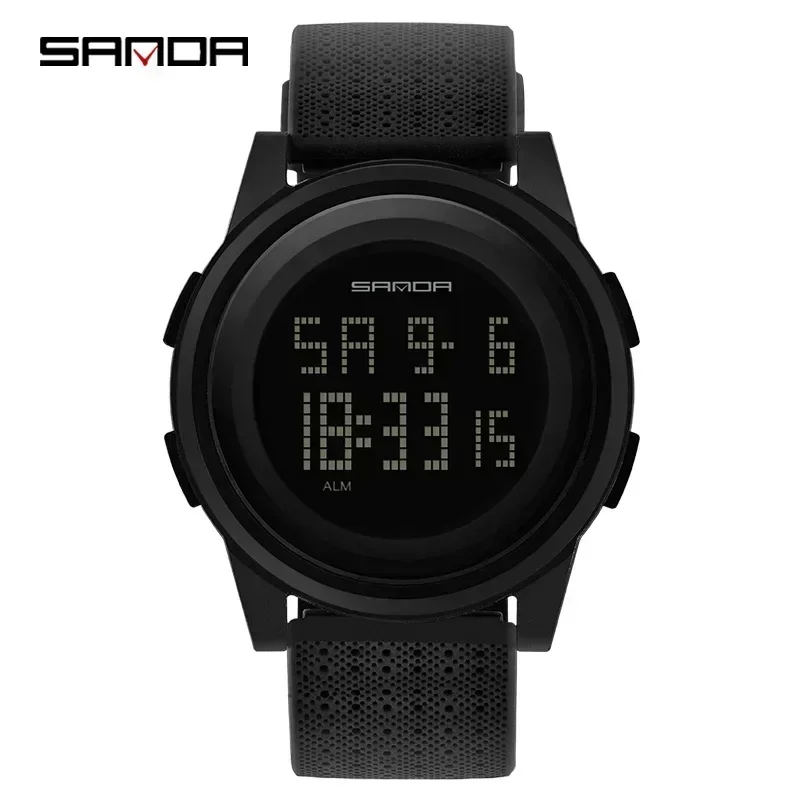 

SANDA Original Men's Digital Wristwatches Clock Waterproof Sports Electronic Watches Gifts Military Quality Relogios Masculino