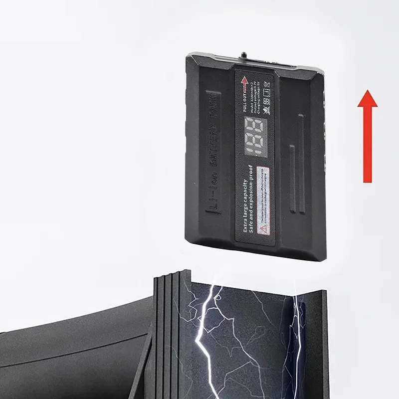 شفاط فراغ كهربائي مع شاحن بطارية 2400 مللي أمبير في الساعة من النوع C لبلاط السيراميك/حامل شفط الزجاج 200 كجم أداة رفع ثقيلة