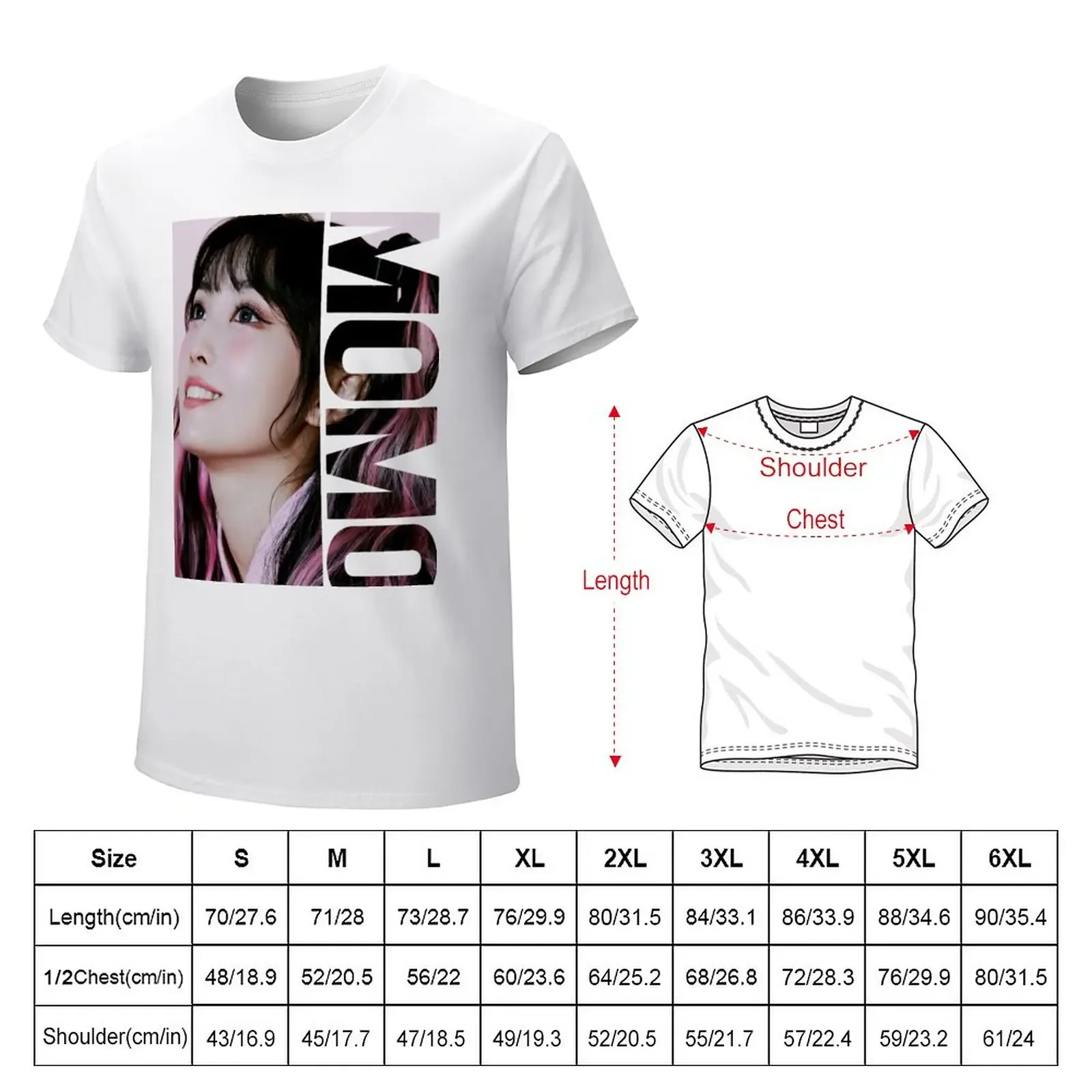 Hirai Momo T-Shirt vintage summer tops heavy weight t shirts for men