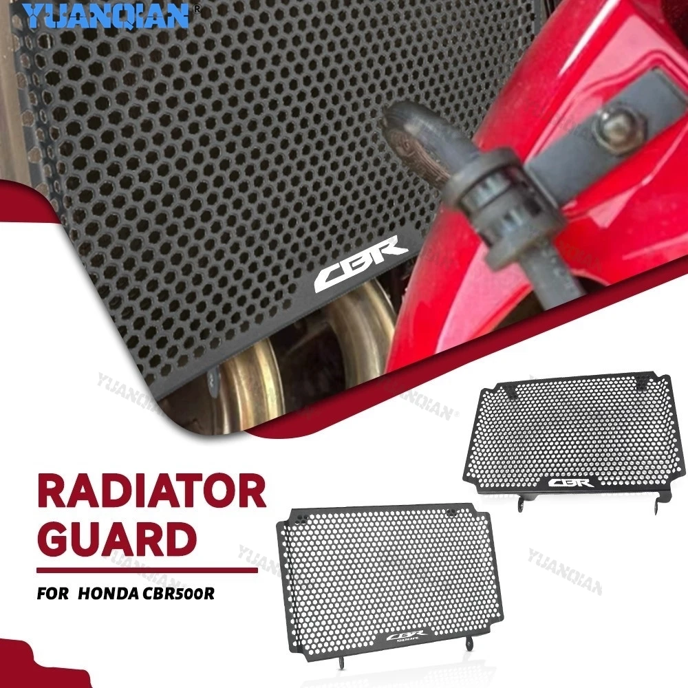 

For Honda CBR500R CB500F 500R 2016-2025 2026 Motorcycle Accessories Aluminium Radiator Protection Grille Guard Protector Cover