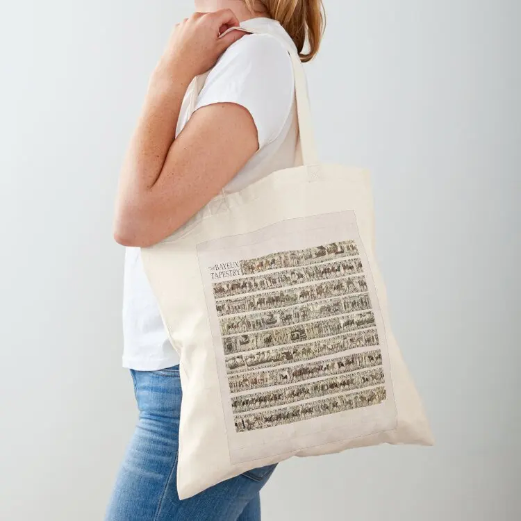 

The COMPLETE Bayeux Tapestry Tote Bag shopping trolley bag shopper bag women canvas tote bags men supermarket folding