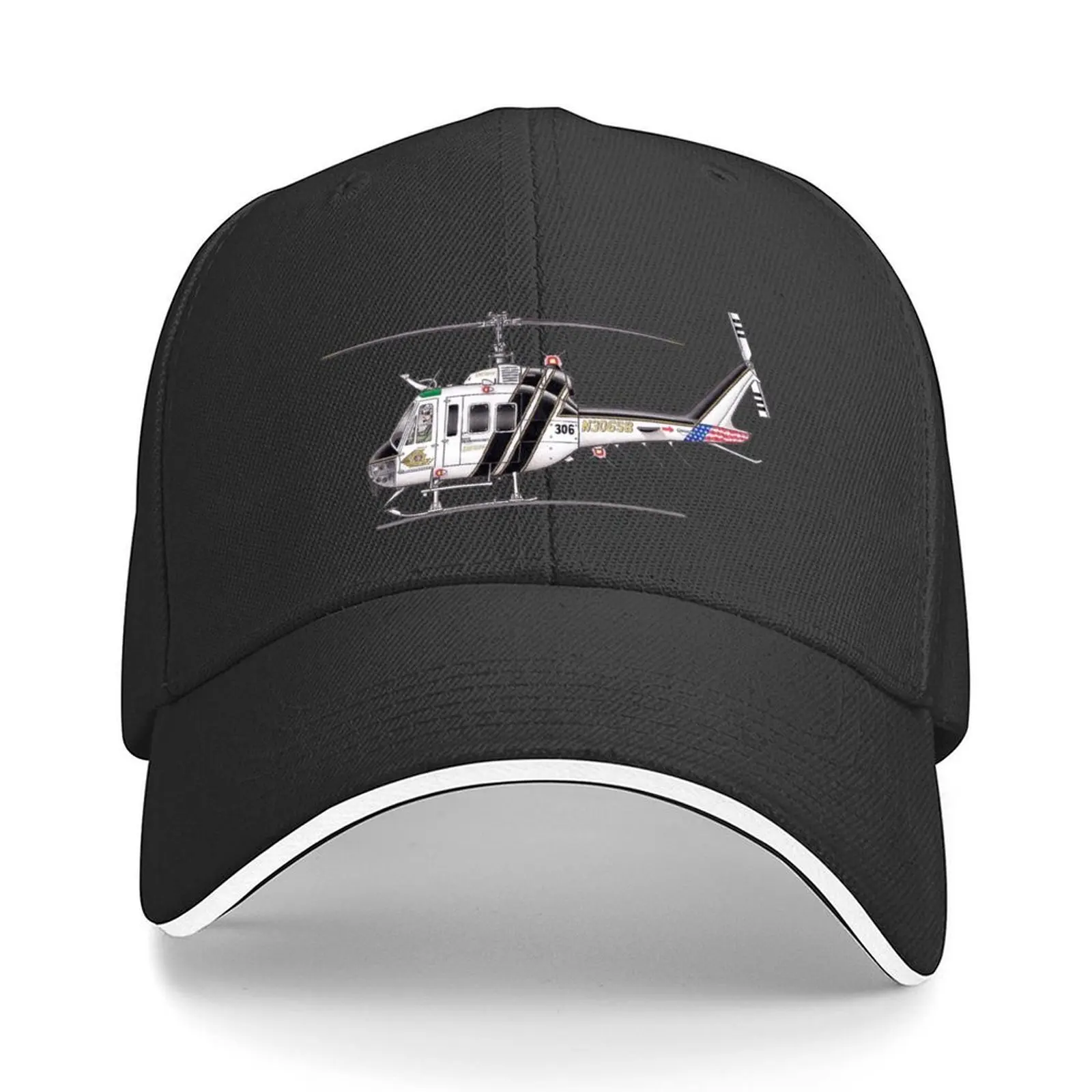 

Helicopter UH-1H Iroquois N306SB Baseball Cap Beach hats for men Visor Women's 2025 Men's