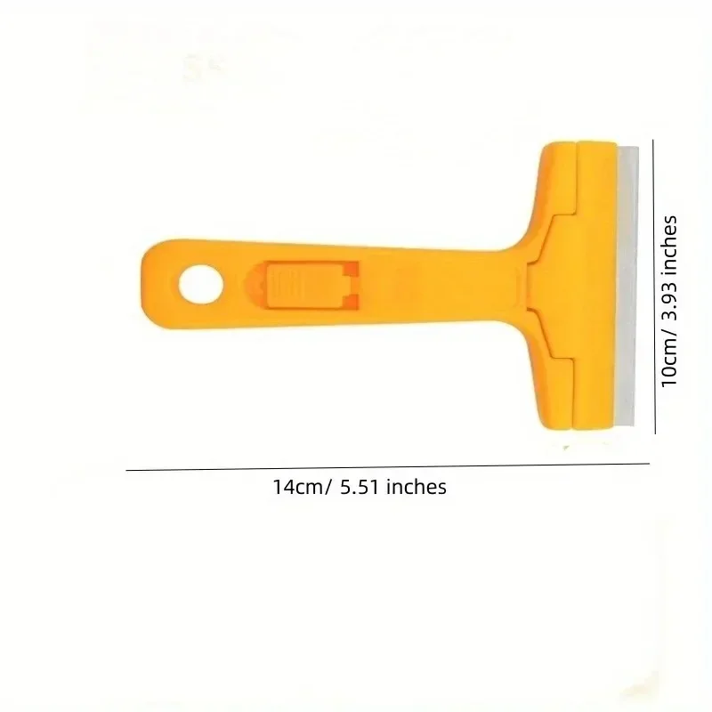 Cuchilla de limpieza portátil, raspador de aleación, hermosa costura, eliminación de pegamento, limpieza, cocina, hogar, azulejo de vidrio, venta al por mayor