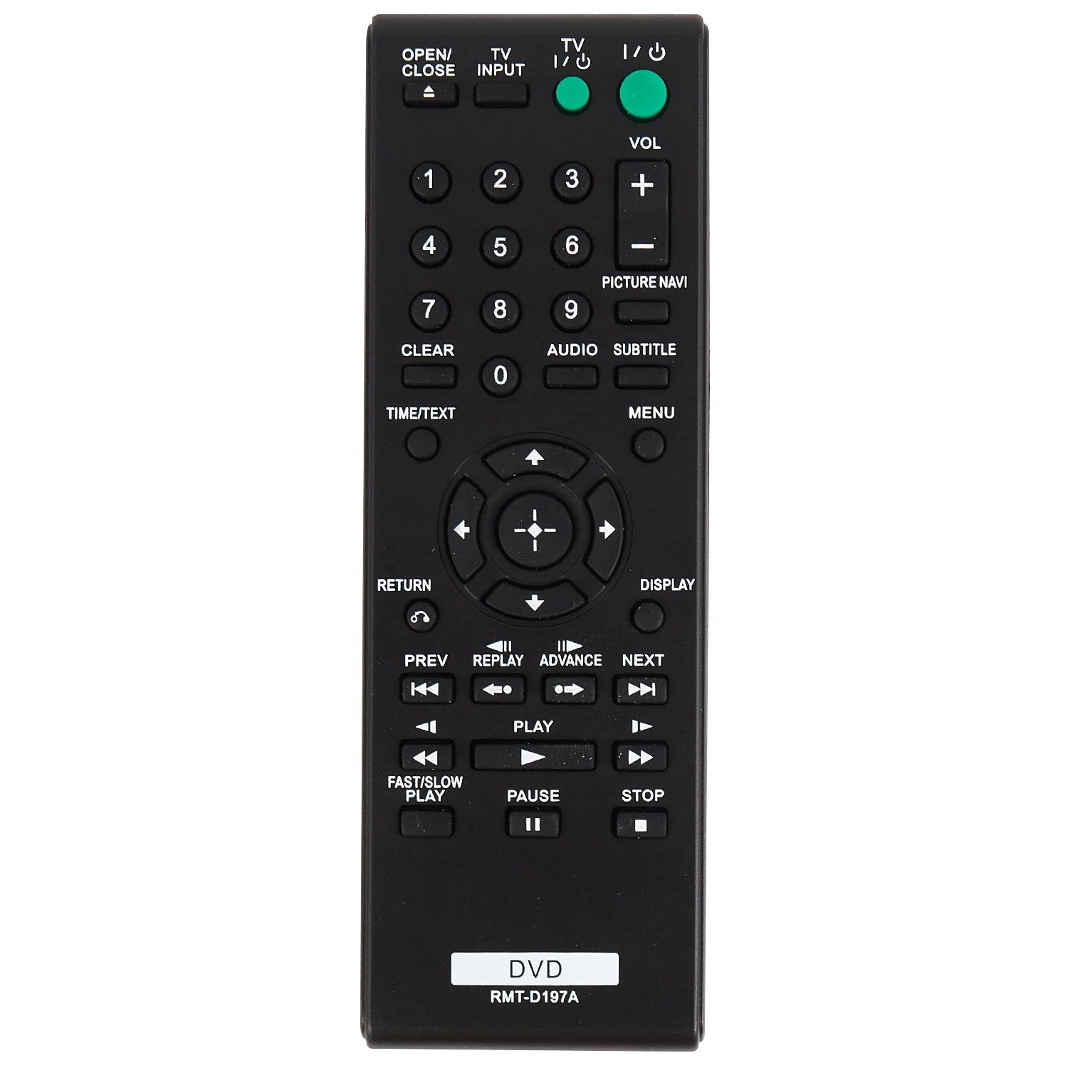 -D197A Smart Remote Control for Dvd Dvp-Sr210 Dvp-Sr210P Dvp-Sr510H Dvp-Sr510