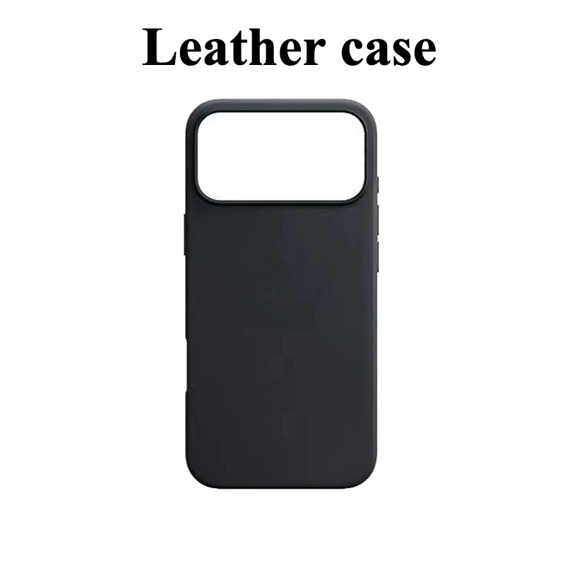 Zakelijke Officiële 1:1 Lederen Case voor MagSafe Oplaadcase voor iPhone 17 Pro Max 16 15 14 13 Pro Max Originele Anti-Drop Cover