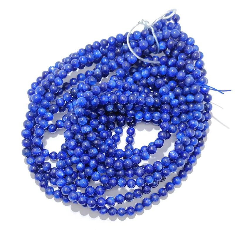 7A 6mm Blue Kyanite Three-Loop Bracelet  20