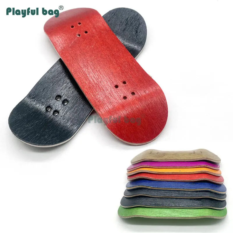 32 34MM fingerboard Maple deck Double rocker Mini finger skateboard Leisure Finger board accessory Decompression toys AMB238