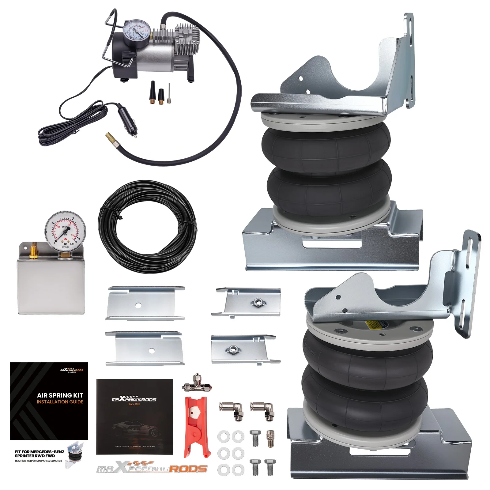 

Rear Air Suspension Helper Spring Kit For for Mercedes-Benz Sprinter 2006-2020