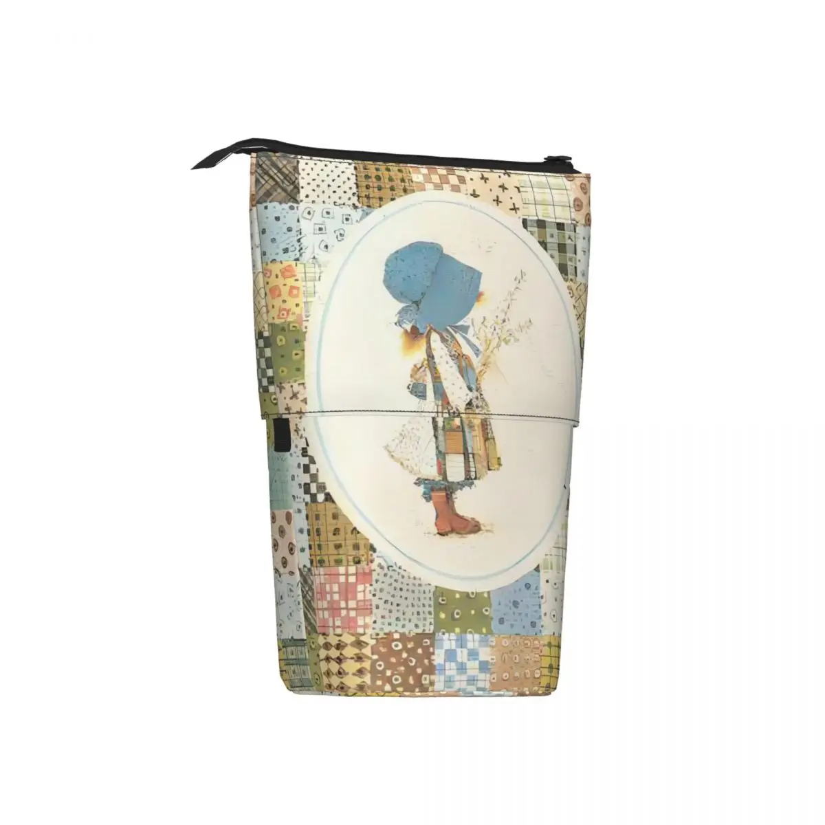 مخصص S-Sarahs K-Kays مقلمة بشكل جذاب فتاة صبي سعة كبيرة Kawaii فتاة تلسكوبي حقيبة أقلام رصاص الطلاب القرطاسية